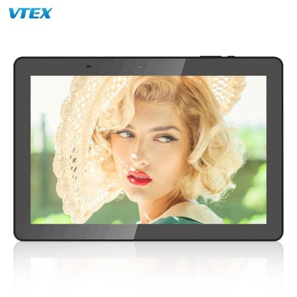 Sleek Purple Tablet with Dual Camera